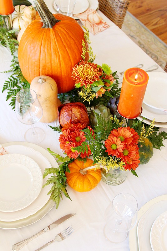 traditional fall table