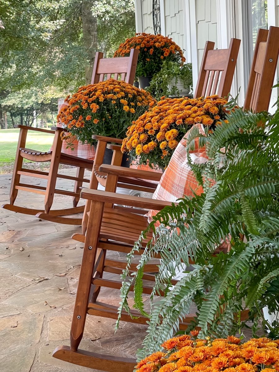 fall porch duke manor farm