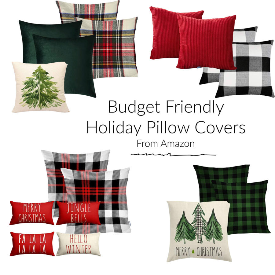 Festive Holiday Pillow Covers
