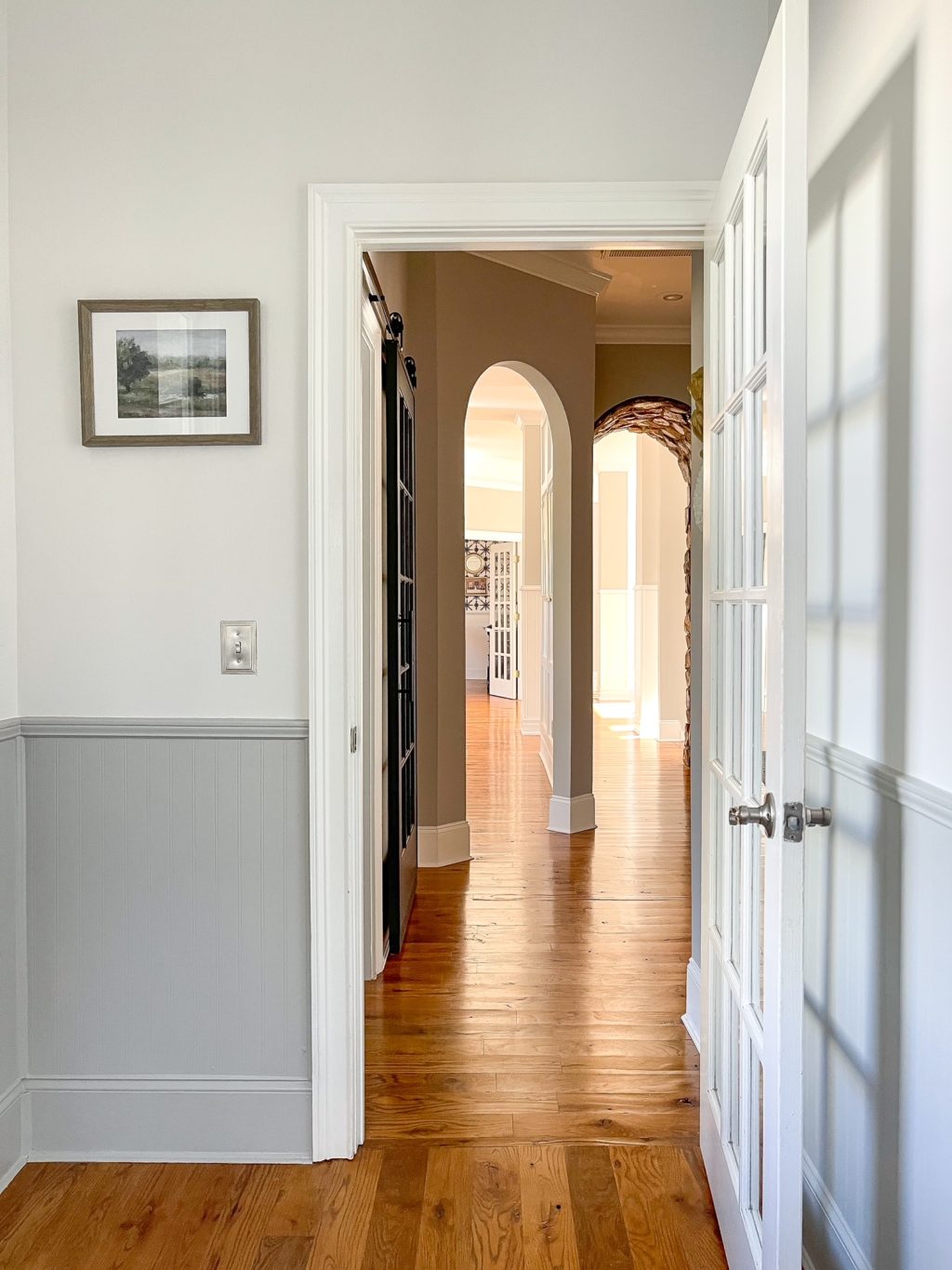 doorway into a main hallway