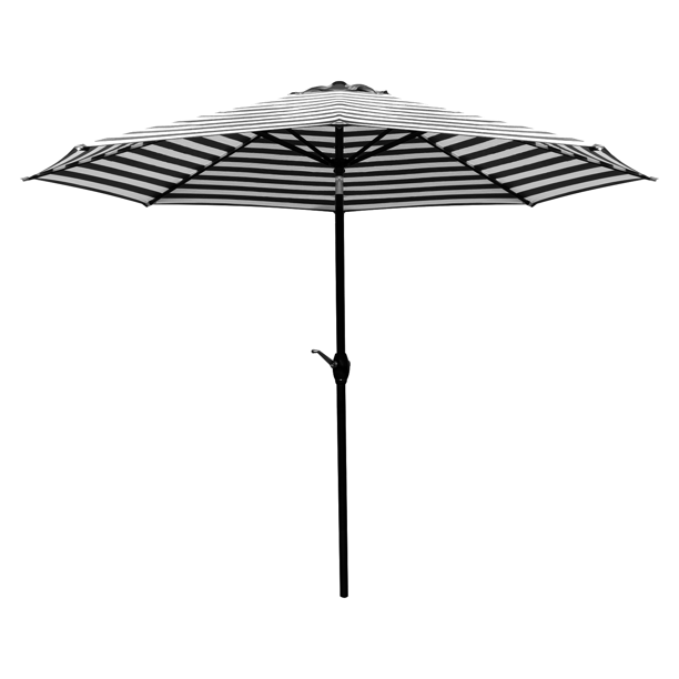 black and white stripe umbrella