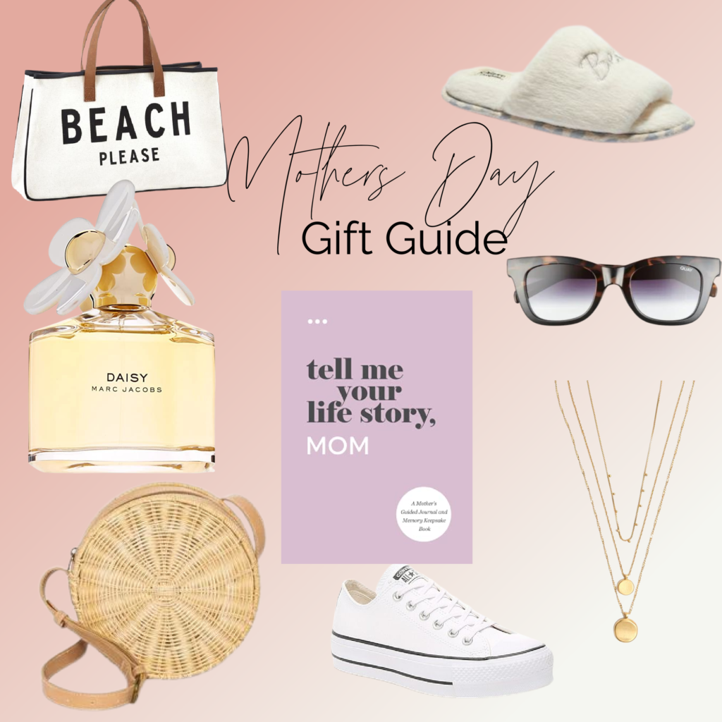 mothers day gift ideas 2022 flat lay of  gift ideas