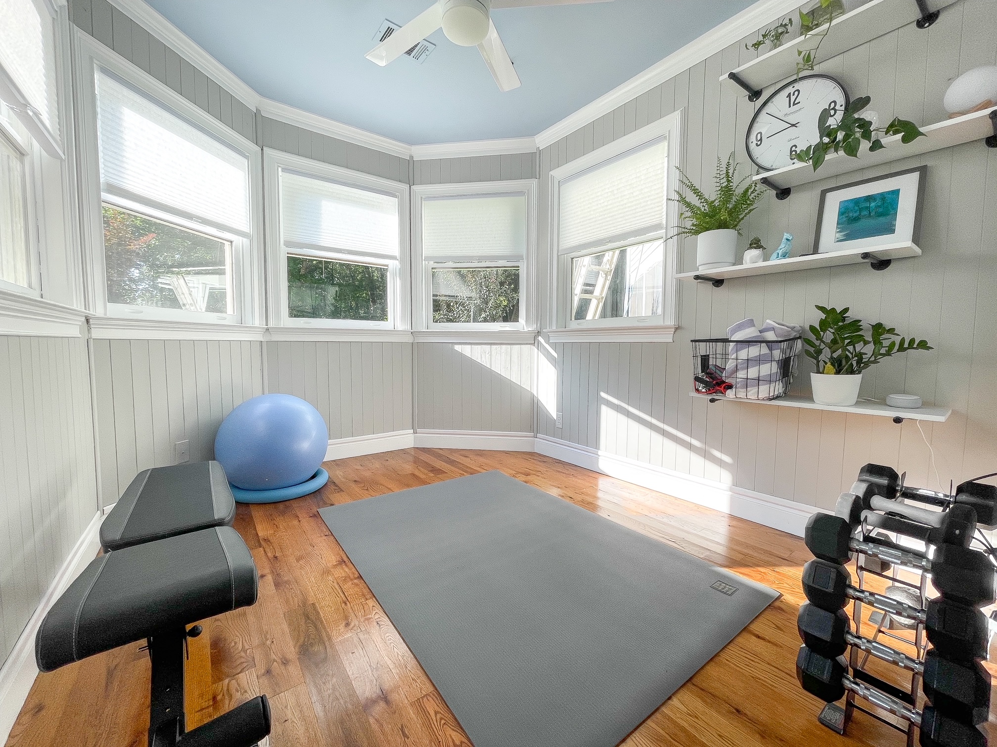 How to build a simple home gym in a small space - Duke Manor Farm by ...