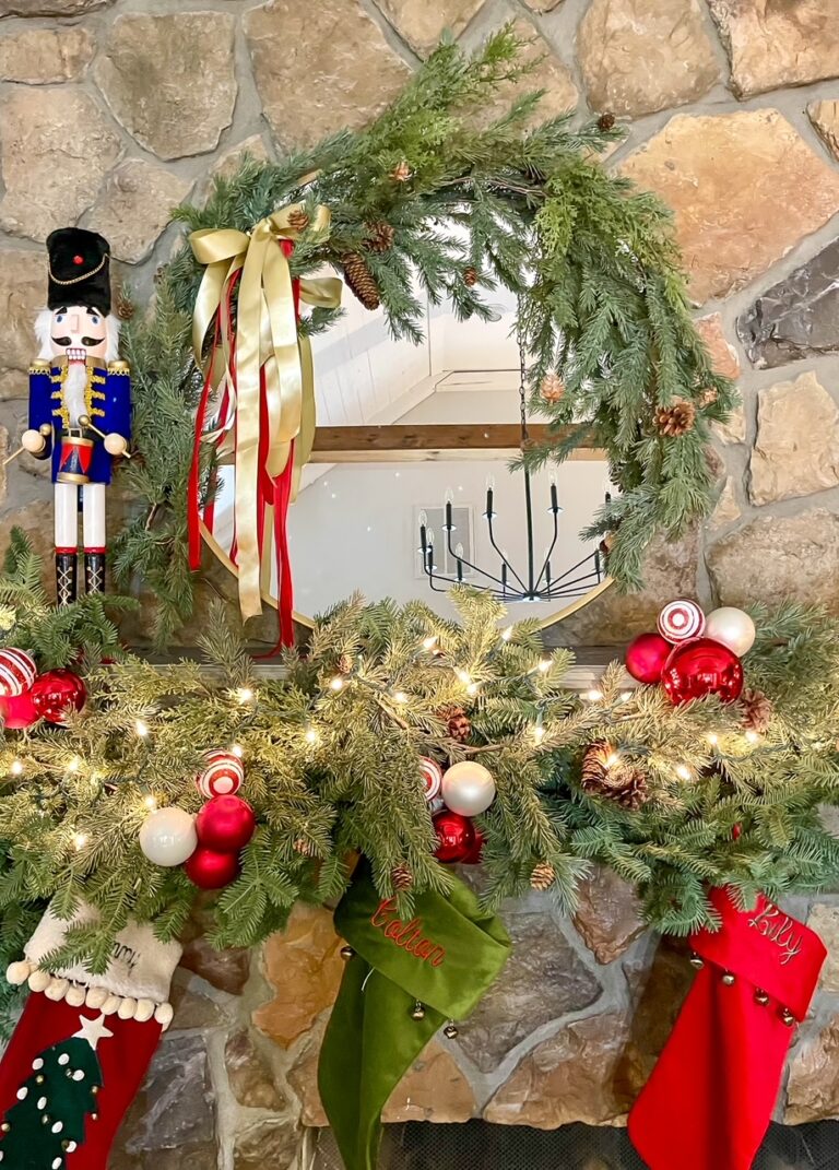 5 Holiday Mantel Decor Tips - Duke Manor Farm by Laura Janning