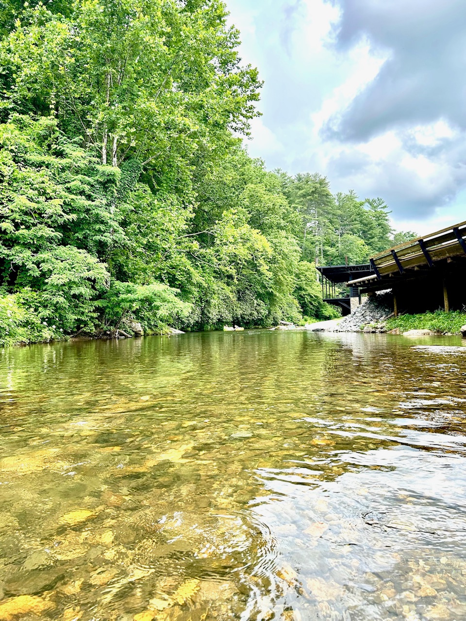 Chattahoochee river in Helen ga