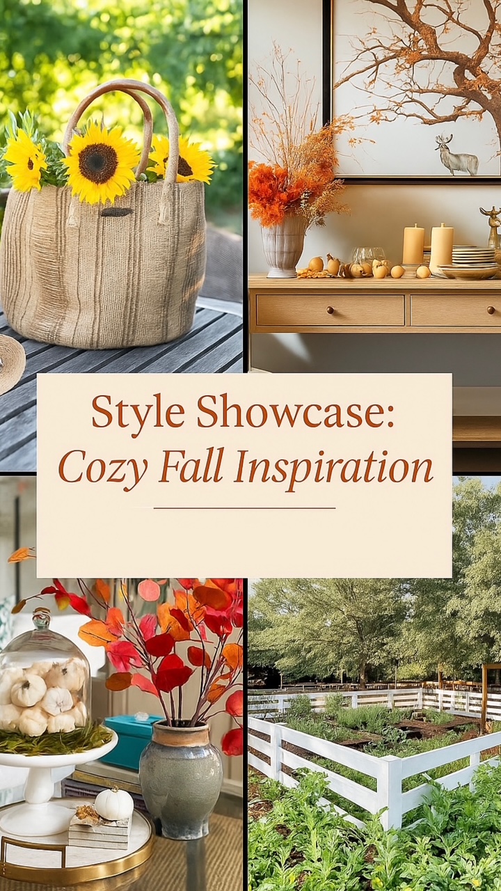 Cozy fall home and garden inspiration for Style Showcase