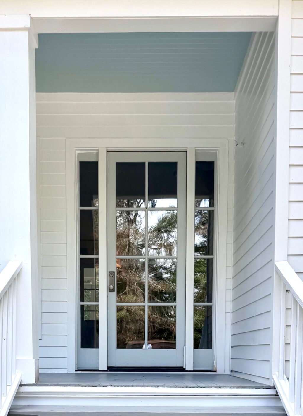 painting your sidelights and doors