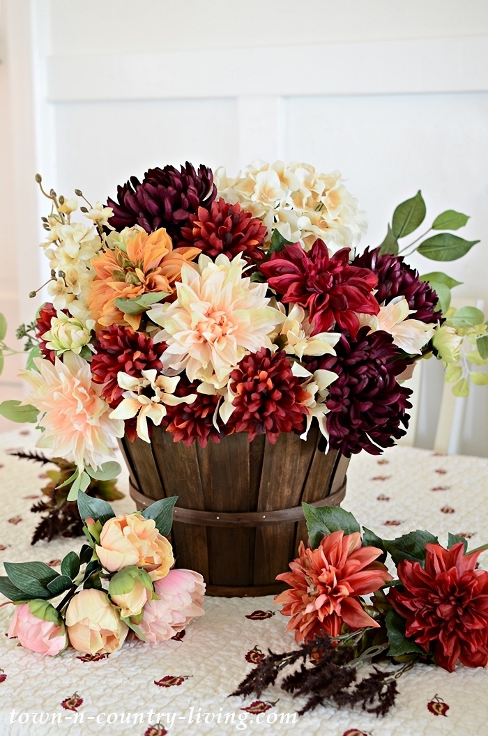 fall flower arrangement
