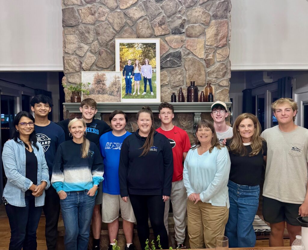 friends and moms get together 