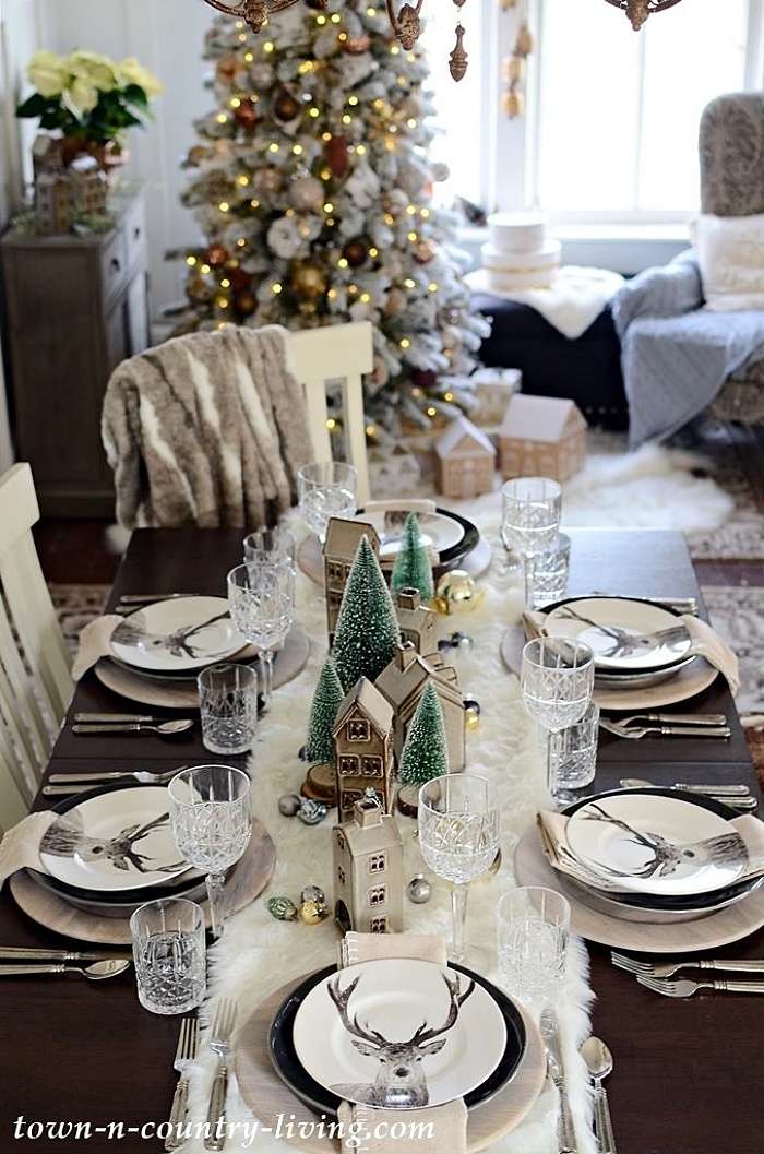 festive christmas dining room ideas