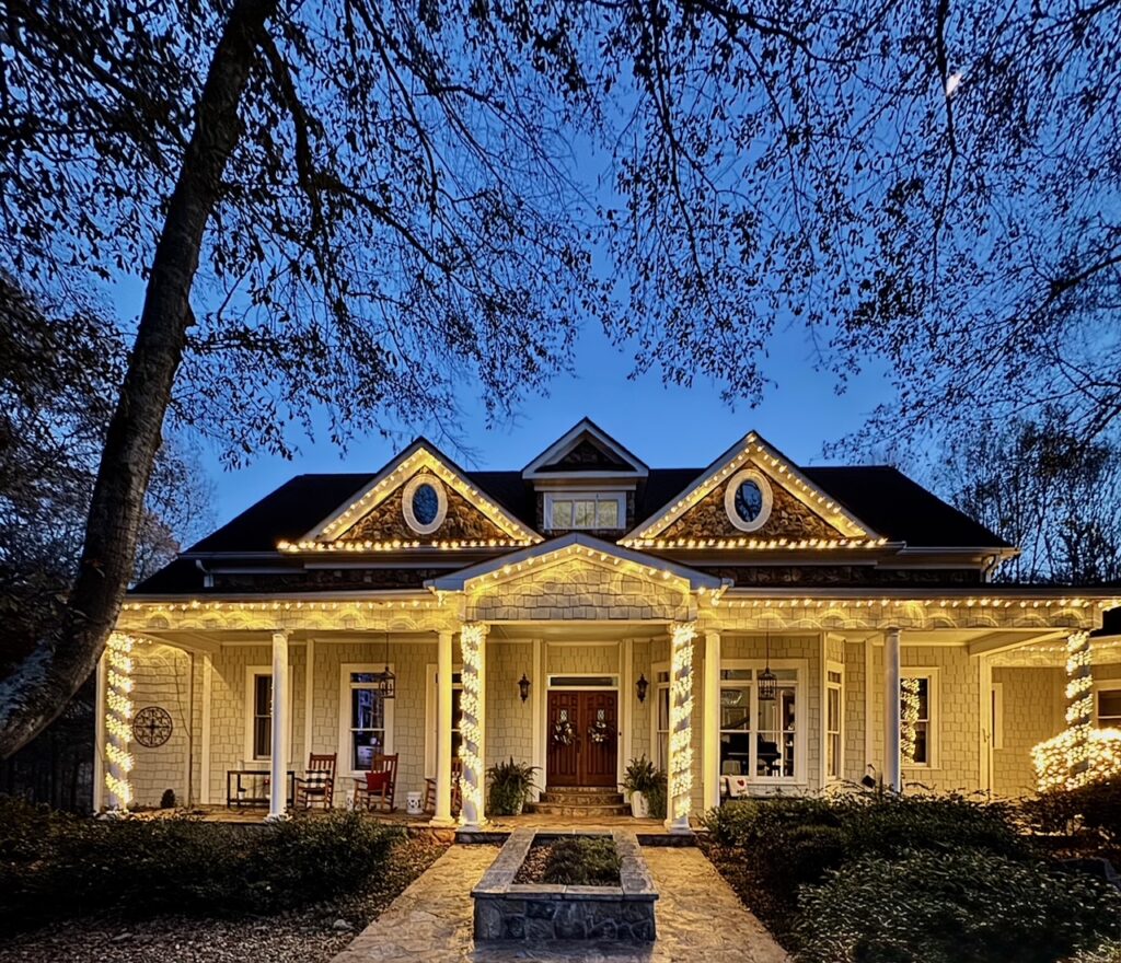 holiday lighting tips from Duke Manor Farm