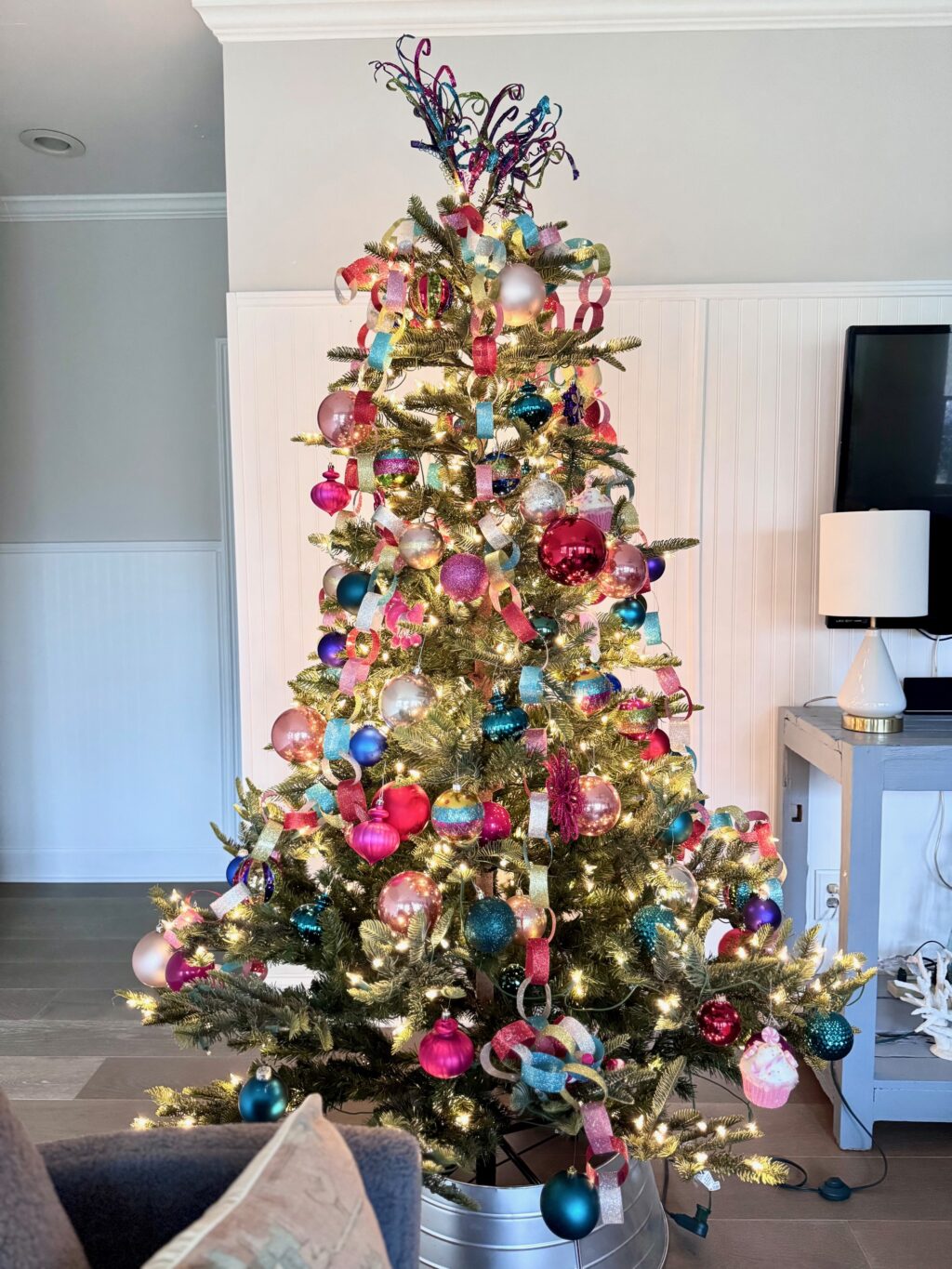 Bright & Whimsical Kids’ Tree