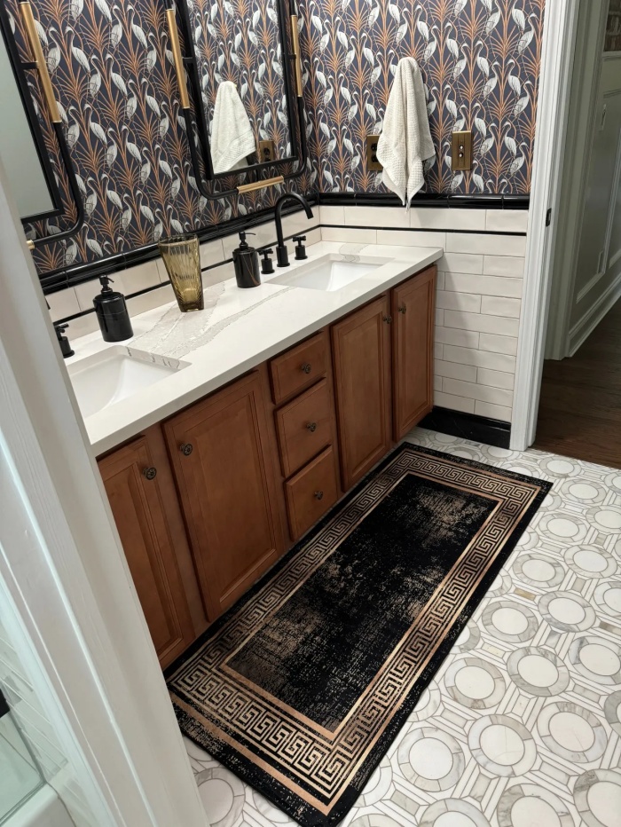 vintage inspired bathroom design