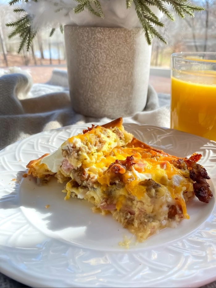 simple make ahead breakfast casserole for the family