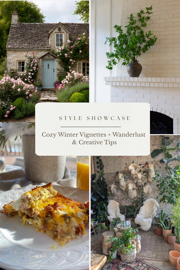 Winter Home & Creative Inspiration collage