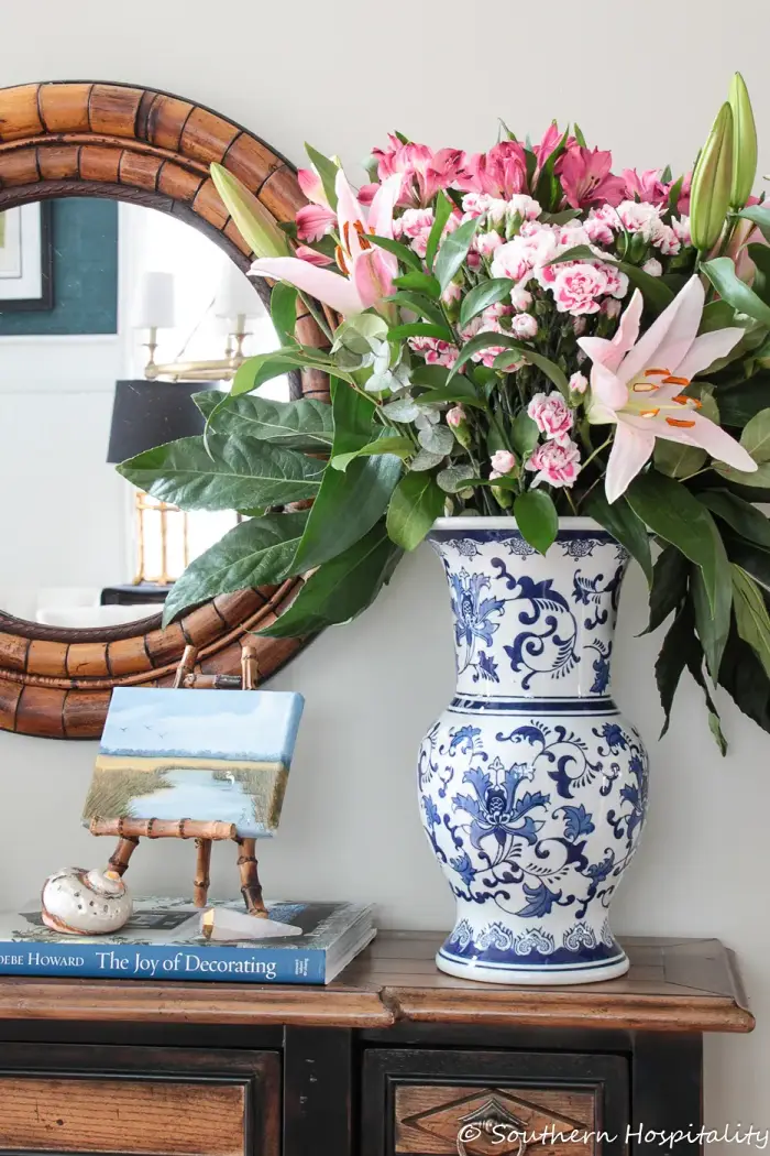 spring foyer decorating ideas