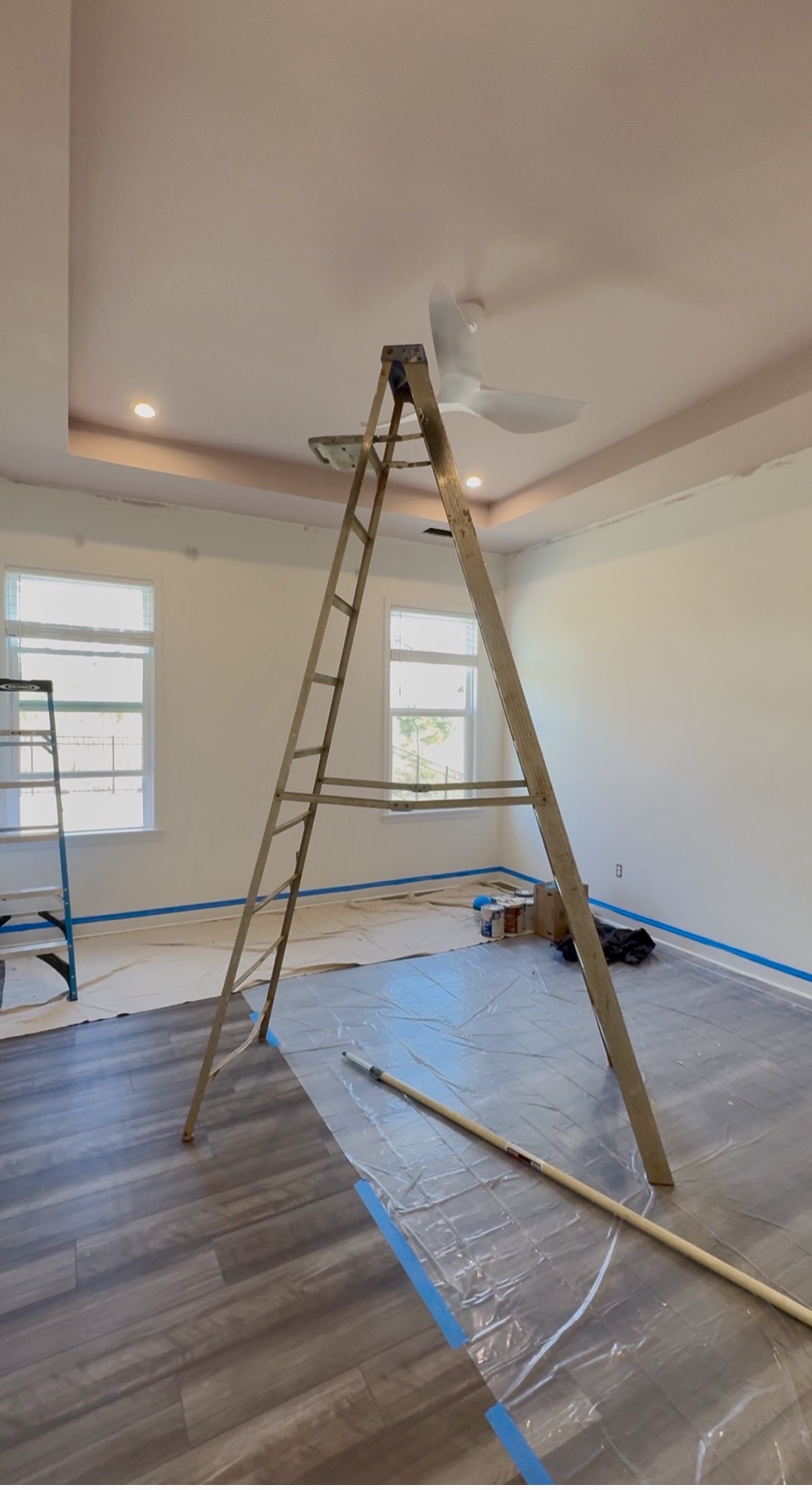 trey ceiling painted half strength Insightful Rose