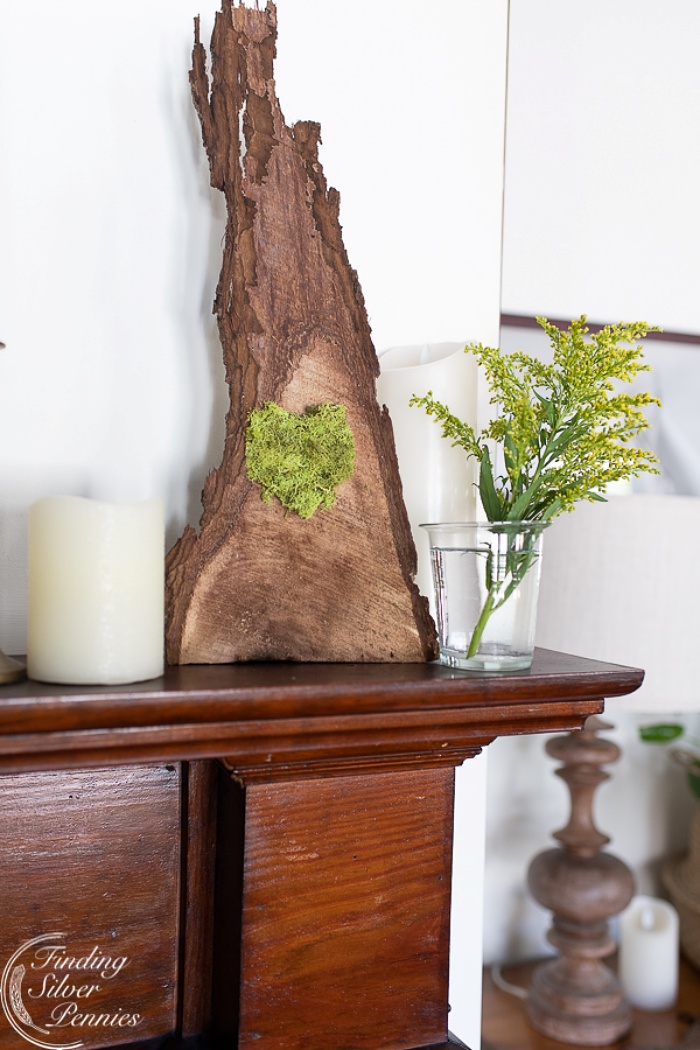 DIY heart craft moss tutorial