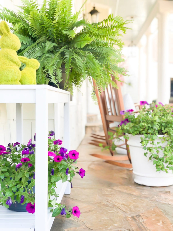 spring porch decorating ideas front entry