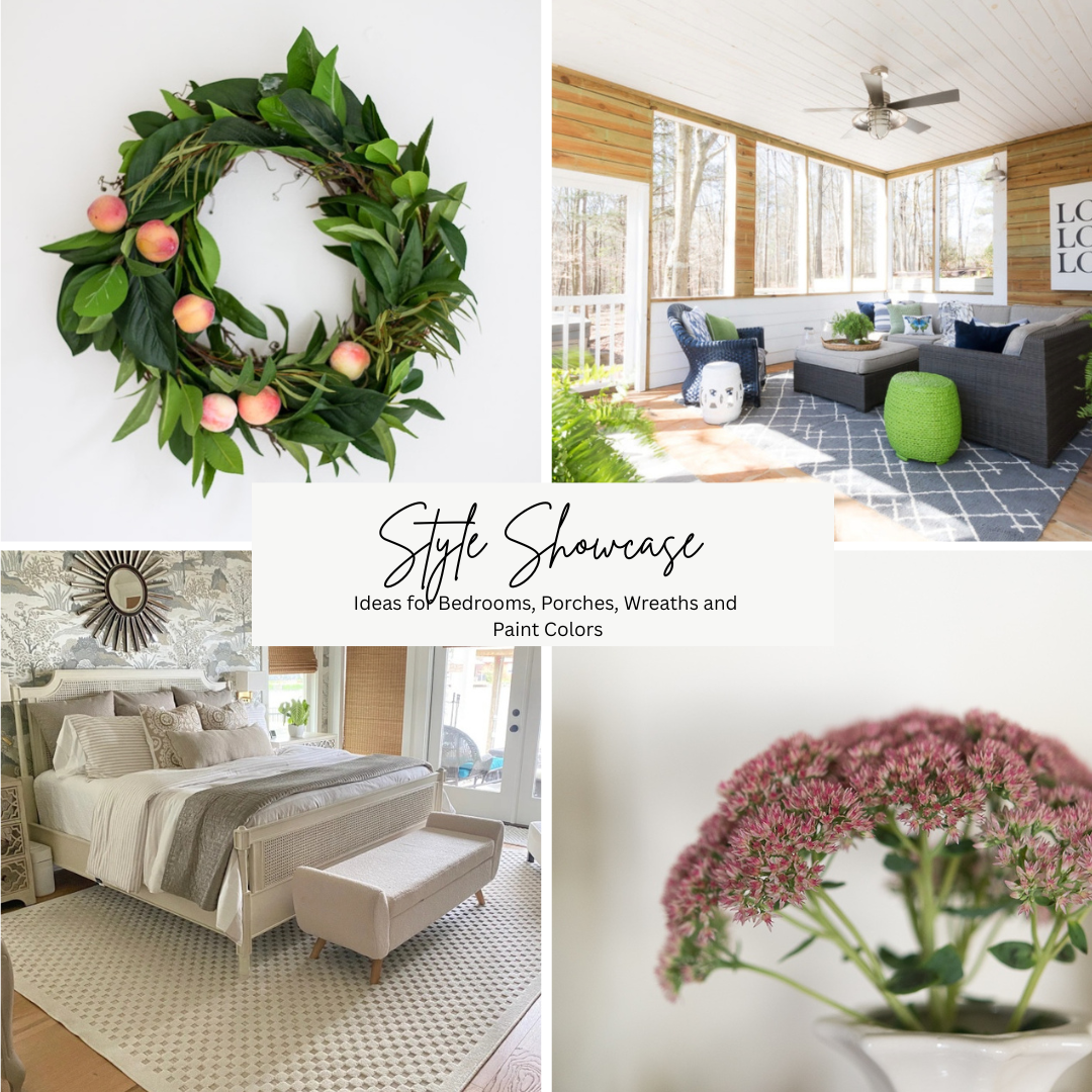 Spring Style Showcase Ideas for Bedrooms, Porches, Wreaths and Paint ...