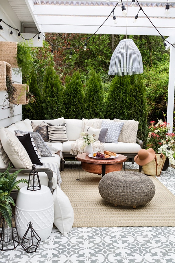 cozy summer patio decorating ideas
