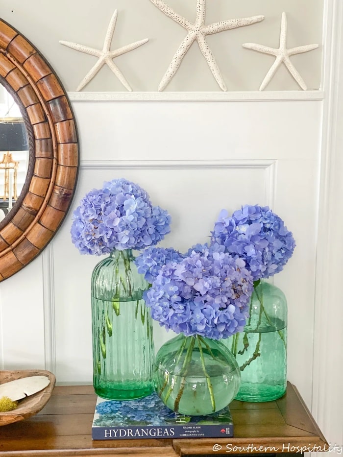 summer hydrangea home tour inspiration