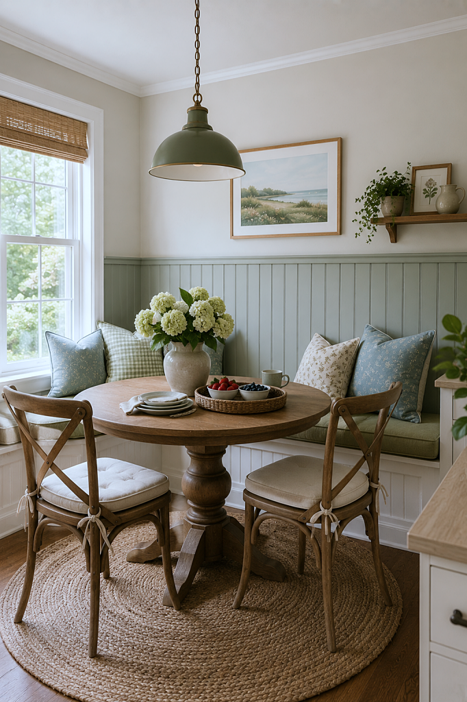 Beadboard decorating ideas from Town and Country Living